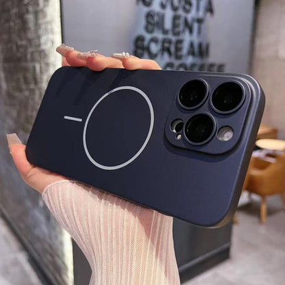 Matte Frosted Fine Circle MagSafe Lens Protection Phone Case, For iPhone 15 Pro, For iPhone 15, For iPhone 14, For iPhone 14 Pro Apple Accessories engmat5508 iPhone 15 Pro - APEXEL INDIA - Mobile Lens - Mobile Camera Lens - Cellphone Accessories - Phone Lens - Smartphone Lens
