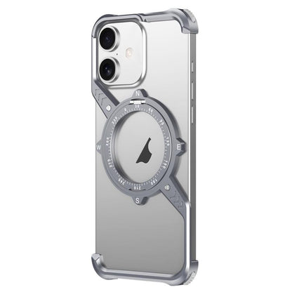 S Shaped 360 Holder Airbag Frameless MagSafe Metal Phone Case, For iPhone 16e, For iPhone 16 Pro Max, For iPhone 16 Pro, For iPhone 16 Plus, For iPhone 16, For iPhone 15 Pro Max, For iPhone 15 Pro, For iPhone 15 Apple Accessories engs-s5448 iPhone 16e - APEXEL INDIA - Mobile Lens - Mobile Camera Lens - Cellphone Accessories - Phone Lens - Smartphone Lens