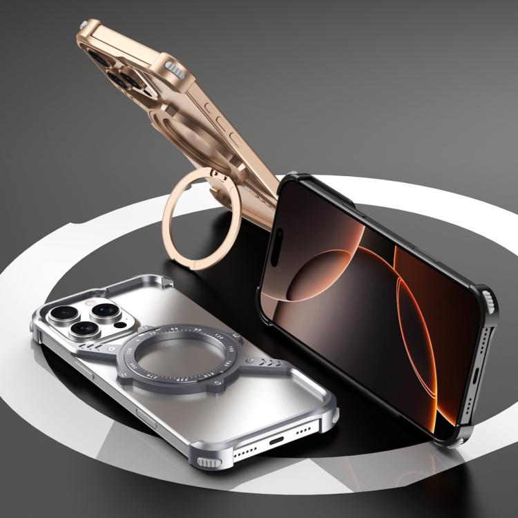S Shaped 360 Holder Airbag Frameless MagSafe Metal Phone Case, For iPhone 16e, For iPhone 16 Pro Max, For iPhone 16 Pro, For iPhone 16 Plus, For iPhone 16, For iPhone 15 Pro Max, For iPhone 15 Pro, For iPhone 15 Apple Accessories engs-s5448 iPhone 16e - APEXEL INDIA - Mobile Lens - Mobile Camera Lens - Cellphone Accessories - Phone Lens - Smartphone Lens