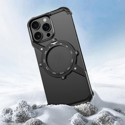 S Shaped 360 Holder Airbag Frameless MagSafe Metal Phone Case, For iPhone 16e, For iPhone 16 Pro Max, For iPhone 16 Pro, For iPhone 16 Plus, For iPhone 16, For iPhone 15 Pro Max, For iPhone 15 Pro, For iPhone 15 Apple Accessories engs-s5448 iPhone 16e - APEXEL INDIA - Mobile Lens - Mobile Camera Lens - Cellphone Accessories - Phone Lens - Smartphone Lens