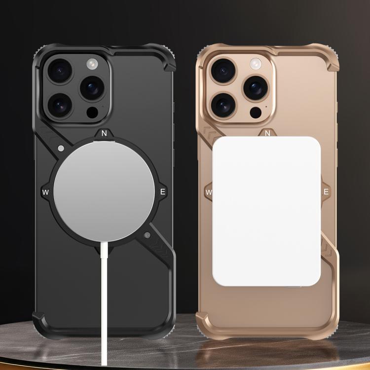 S Shaped 360 Holder Airbag Frameless MagSafe Metal Phone Case, For iPhone 16e, For iPhone 16 Pro Max, For iPhone 16 Pro, For iPhone 16 Plus, For iPhone 16, For iPhone 15 Pro Max, For iPhone 15 Pro, For iPhone 15 Apple Accessories engs-s5448 iPhone 16e - APEXEL INDIA - Mobile Lens - Mobile Camera Lens - Cellphone Accessories - Phone Lens - Smartphone Lens
