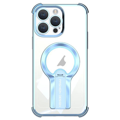 Shockproof Electroplating MagSafe Holder Phone Case, For iPhone 15 Plus, For iPhone 15, For iPhone 14 Plus, For iPhone 14, For iPhone 14 Pro, For iPhone 14 Pro Max Apple Accessories engsho5451 iPhone 15 Plus - APEXEL INDIA - Mobile Lens - Mobile Camera Lens - Cellphone Accessories - Phone Lens - Smartphone Lens