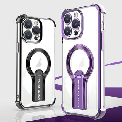 Shockproof Electroplating MagSafe Holder Phone Case, For iPhone 15 Plus, For iPhone 15, For iPhone 14 Plus, For iPhone 14, For iPhone 14 Pro, For iPhone 14 Pro Max Apple Accessories engsho5451 iPhone 15 Plus - APEXEL INDIA - Mobile Lens - Mobile Camera Lens - Cellphone Accessories - Phone Lens - Smartphone Lens