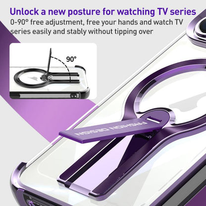 Shockproof Electroplating MagSafe Holder Phone Case, For iPhone 13 Pro Max, For iPhone 13 Pro, For iPhone 13 Apple Accessories engsho5452 More iPhone Cases - APEXEL INDIA - Mobile Lens - Mobile Camera Lens - Cellphone Accessories - Phone Lens - Smartphone Lens