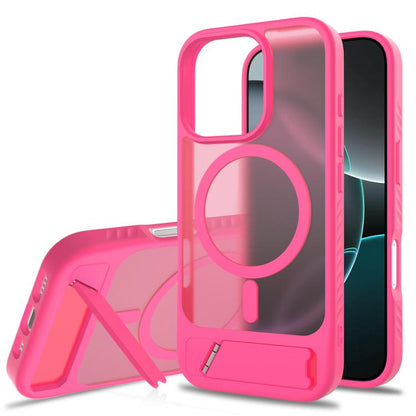 Frosted Holder PC Hybrid TPU MagSafe Phone Case, For iPhone 16e, For iPhone 16 Pro Max, For iPhone 16 Pro, For iPhone 16 Plus Apple Accessories engfro5521 iPhone 16e - APEXEL INDIA - Mobile Lens - Mobile Camera Lens - Cellphone Accessories - Phone Lens - Smartphone Lens