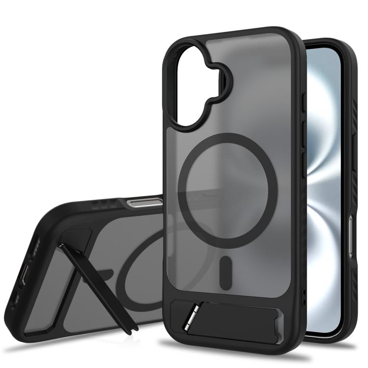Frosted Holder PC Hybrid TPU MagSafe Phone Case, For iPhone 16, For iPhone 15 Pro Max, For iPhone 15 Pro, For iPhone 15 Plus Apple Accessories engfro5454 iPhone 16 - APEXEL INDIA - Mobile Lens - Mobile Camera Lens - Cellphone Accessories - Phone Lens - Smartphone Lens