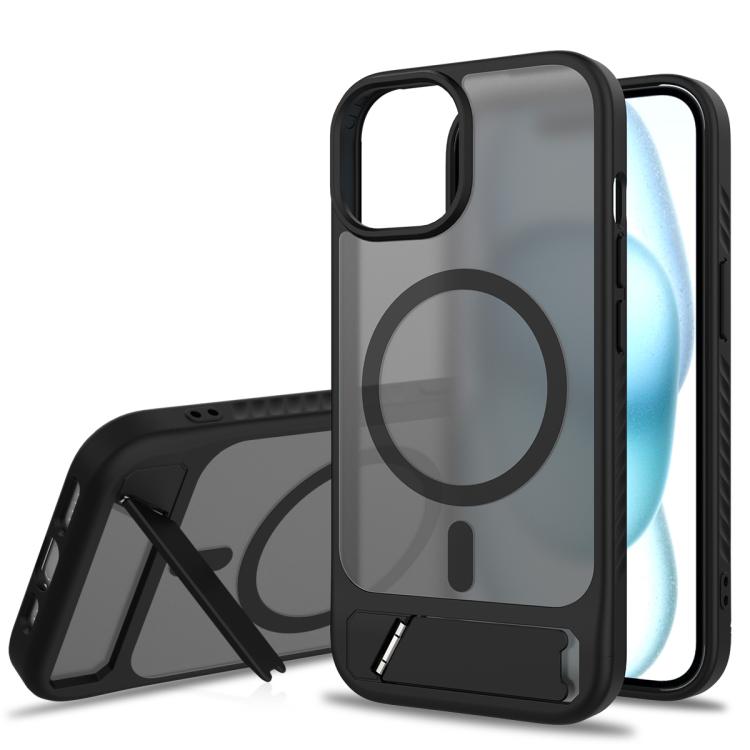 Frosted Holder PC Hybrid TPU MagSafe Phone Case, For iPhone 15, For iPhone 14 Plus, For iPhone 14, For iPhone 14 Pro Apple Accessories engfro5455 iPhone 15 - APEXEL INDIA - Mobile Lens - Mobile Camera Lens - Cellphone Accessories - Phone Lens - Smartphone Lens