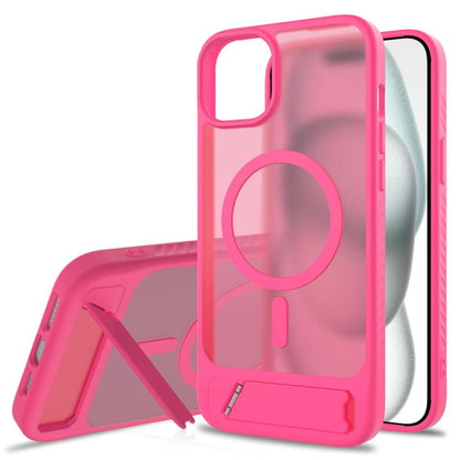 Frosted Holder PC Hybrid TPU MagSafe Phone Case, For iPhone 15, For iPhone 14 Plus, For iPhone 14, For iPhone 14 Pro Apple Accessories engfro5455 iPhone 15 - APEXEL INDIA - Mobile Lens - Mobile Camera Lens - Cellphone Accessories - Phone Lens - Smartphone Lens