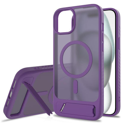 Frosted Holder PC Hybrid TPU MagSafe Phone Case, For iPhone 15, For iPhone 14 Plus, For iPhone 14, For iPhone 14 Pro Apple Accessories engfro5455 iPhone 15 - APEXEL INDIA - Mobile Lens - Mobile Camera Lens - Cellphone Accessories - Phone Lens - Smartphone Lens