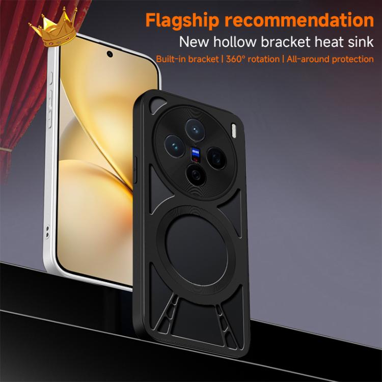 Silicone Cooling Hollow Metal MagSafe Phone Case, For vivo iQOO 15, For vivo X300 Pro, For vivo X300, For vivo X200, For vivo X200 Pro mini, For vivo X200 Pro engsil6115 iQOO 15 Cases OnePlus &amp; OPPO Accessories vivo iQOO 15 - APEXEL INDIA - Mobile Lens - Mobile Camera Lens - Cellphone Accessories - Phone Lens - Smartphone Lens