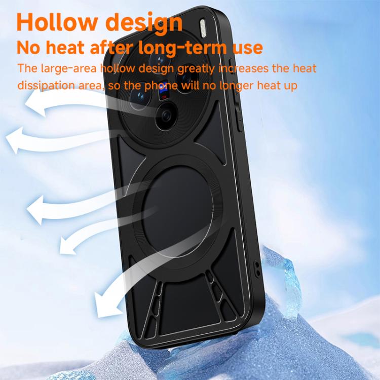 Silicone Cooling Hollow Metal MagSafe Phone Case, For vivo iQOO 15, For vivo X300 Pro, For vivo X300, For vivo X200, For vivo X200 Pro mini, For vivo X200 Pro engsil6115 iQOO 15 Cases OnePlus &amp; OPPO Accessories vivo iQOO 15 - APEXEL INDIA - Mobile Lens - Mobile Camera Lens - Cellphone Accessories - Phone Lens - Smartphone Lens