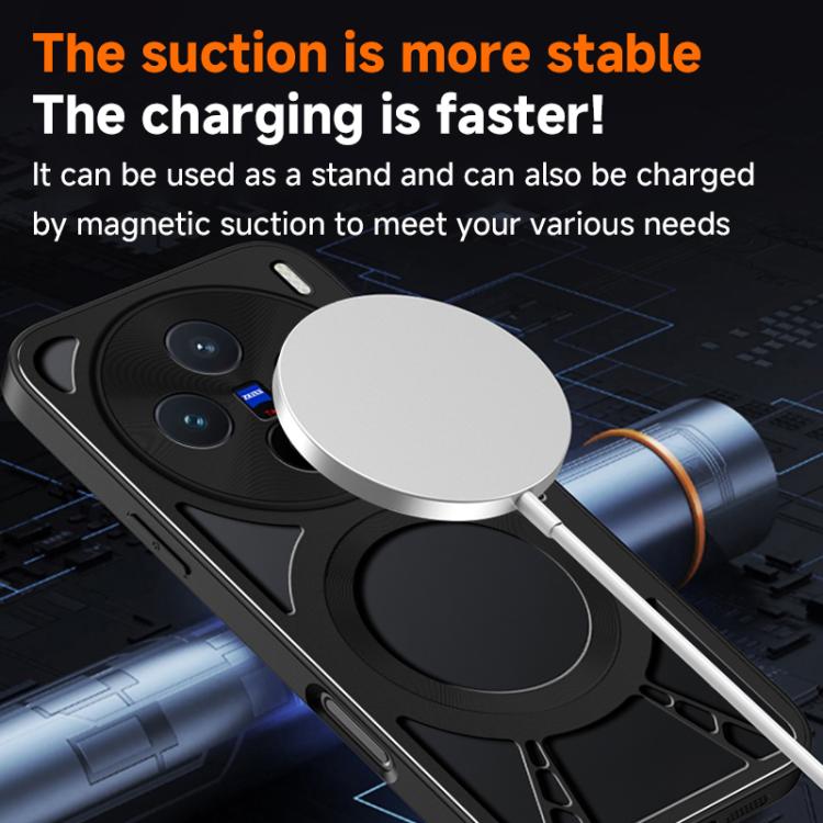 Silicone Cooling Hollow Metal MagSafe Phone Case, For vivo iQOO 15, For vivo X300 Pro, For vivo X300, For vivo X200, For vivo X200 Pro mini, For vivo X200 Pro engsil6115 iQOO 15 Cases OnePlus &amp; OPPO Accessories vivo iQOO 15 - APEXEL INDIA - Mobile Lens - Mobile Camera Lens - Cellphone Accessories - Phone Lens - Smartphone Lens