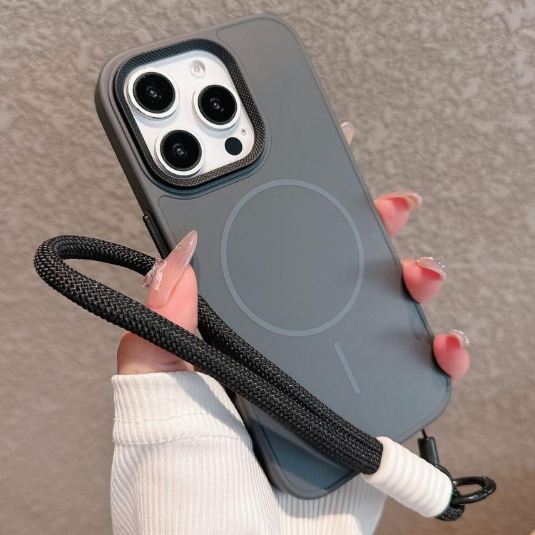 Metal Diamond Texture Lens Frame MagSafe Phone Case with Lanyard, For iPhone 16 Pro Max, For iPhone 16 Pro, For iPhone 16 Plus, For iPhone 16 Apple Accessories engmet5461 iPhone 16 Pro Max - APEXEL INDIA - Mobile Lens - Mobile Camera Lens - Cellphone Accessories - Phone Lens - Smartphone Lens