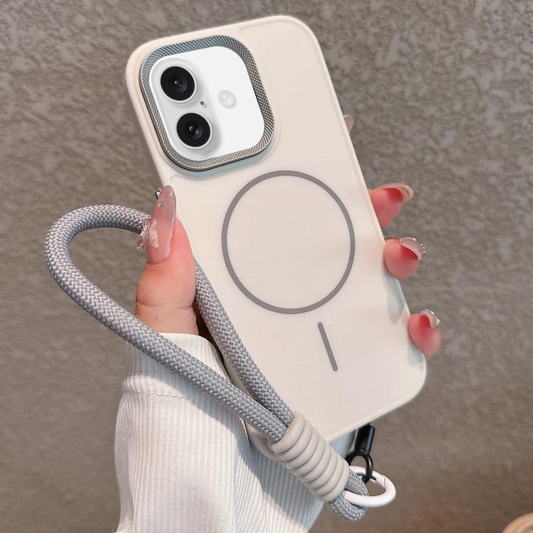 Metal Diamond Texture Lens Frame MagSafe Phone Case with Lanyard, For iPhone 16 Pro Max, For iPhone 16 Pro, For iPhone 16 Plus, For iPhone 16 Apple Accessories engmet5461 iPhone 16 Pro Max - APEXEL INDIA - Mobile Lens - Mobile Camera Lens - Cellphone Accessories - Phone Lens - Smartphone Lens