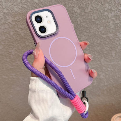 Metal Diamond Texture Lens Frame MagSafe Phone Case with Lanyard, For iPhone 13 Pro Max, For iPhone 13 Pro, For iPhone 13, For iPhone 12 Apple Accessories engmet5528 More iPhone Cases - APEXEL INDIA - Mobile Lens - Mobile Camera Lens - Cellphone Accessories - Phone Lens - Smartphone Lens