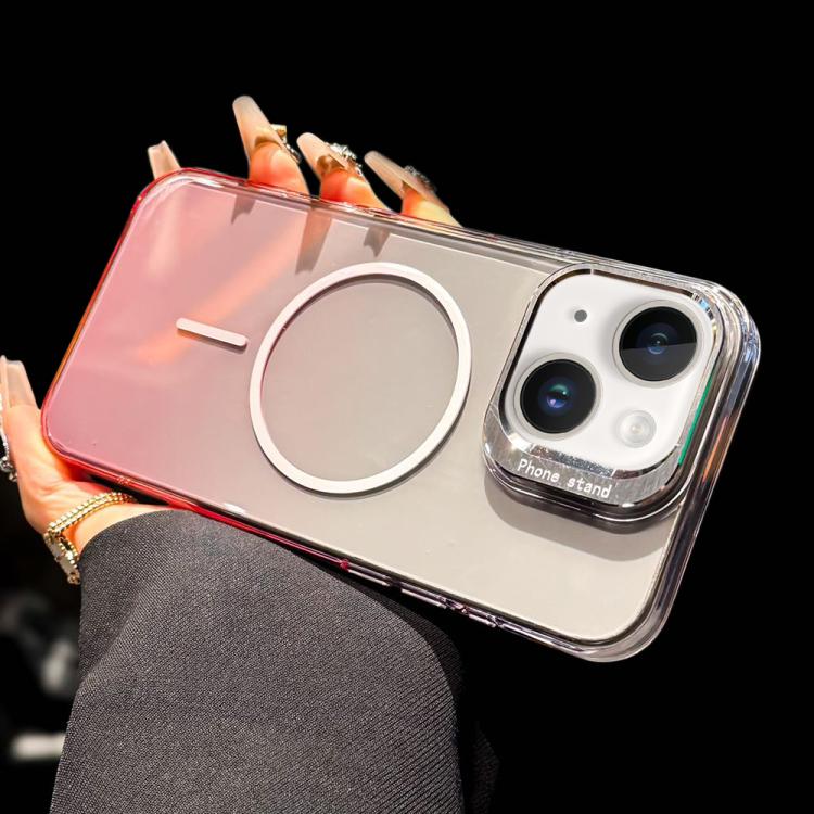 Metal Lens Folding Holder Gradient MagSafe Shockproof Phone Case, For iPhone 14, For iPhone 14 Pro, For iPhone 14 Pro Max, For iPhone 15 Pro Max, For iPhone 15 Pro, For iPhone 15 Apple Accessories engmet5533 More iPhone Cases - APEXEL INDIA - Mobile Lens - Mobile Camera Lens - Cellphone Accessories - Phone Lens - Smartphone Lens