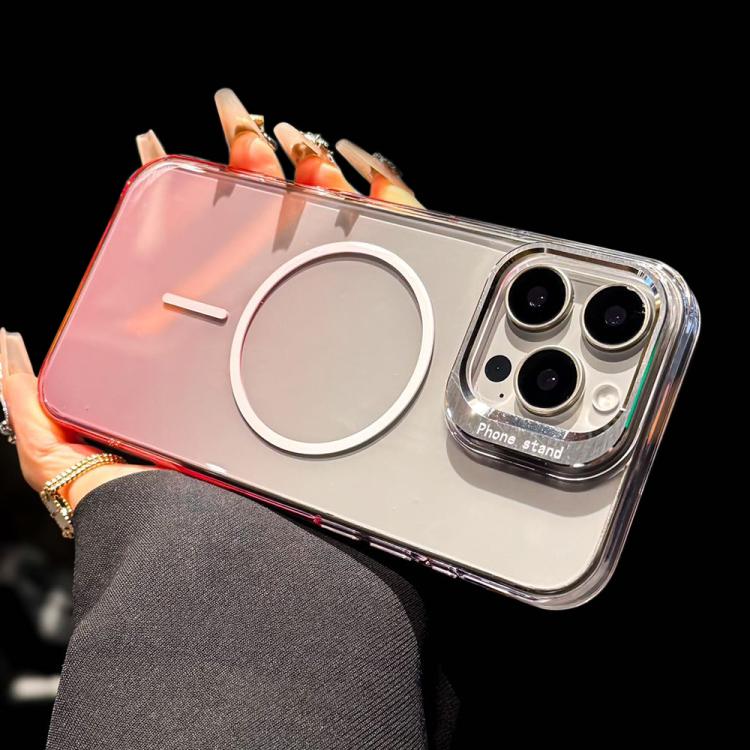 Metal Lens Folding Holder Gradient MagSafe Shockproof Phone Case, For iPhone 16 Pro, For iPhone 16, For iPhone 16 Pro Max Apple Accessories engmet5467 More iPhone Cases - APEXEL INDIA - Mobile Lens - Mobile Camera Lens - Cellphone Accessories - Phone Lens - Smartphone Lens