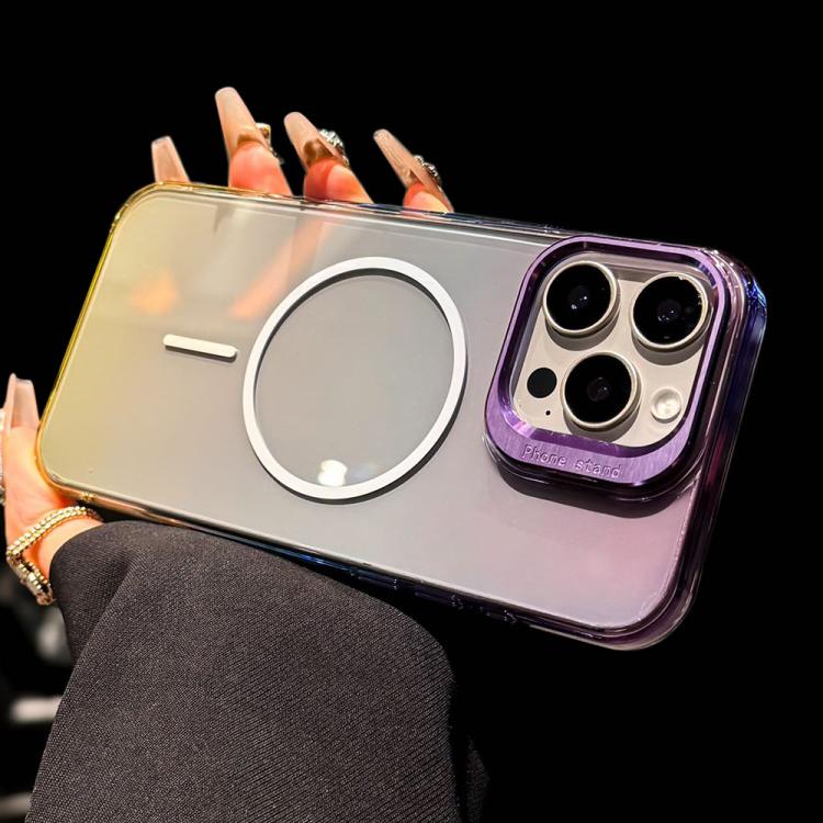 Metal Lens Folding Holder Gradient MagSafe Shockproof Phone Case, For iPhone 16 Pro, For iPhone 16, For iPhone 16 Pro Max Apple Accessories engmet5467 More iPhone Cases - APEXEL INDIA - Mobile Lens - Mobile Camera Lens - Cellphone Accessories - Phone Lens - Smartphone Lens