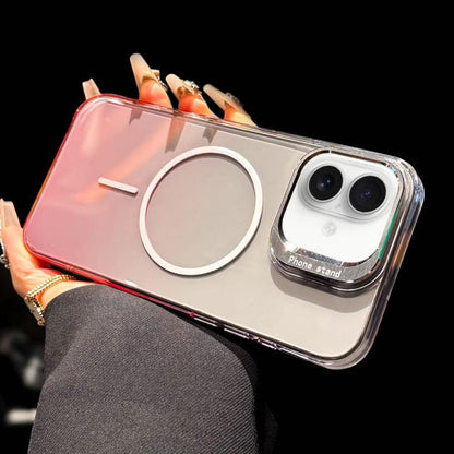 Metal Lens Folding Holder Gradient MagSafe Shockproof Phone Case, For iPhone 16 Pro, For iPhone 16, For iPhone 16 Pro Max Apple Accessories engmet5467 More iPhone Cases - APEXEL INDIA - Mobile Lens - Mobile Camera Lens - Cellphone Accessories - Phone Lens - Smartphone Lens