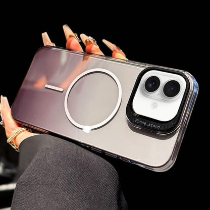Metal Lens Folding Holder Gradient MagSafe Shockproof Phone Case, For iPhone 16 Pro, For iPhone 16, For iPhone 16 Pro Max Apple Accessories engmet5467 More iPhone Cases - APEXEL INDIA - Mobile Lens - Mobile Camera Lens - Cellphone Accessories - Phone Lens - Smartphone Lens