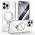 SULADA Electroplated Transparent MagSafe Holder Phone Case, For iPhone 16 Pro Max, For iPhone 16 Pro, For iPhone 16 Plus, For iPhone 16, For iPhone 15 Pro Max, For iPhone 15 Pro Apple Accessories engsul5479 iPhone 16 Pro Max - SULADA - Mobile Lens - Mobile Camera Lens - Cellphone Accessories - Phone Lens - Smartphone Lens