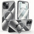 SULADA Electroplated Transparent MagSafe Holder Phone Case, For iPhone 15 Apple Accessories engsul5545 iPhone 15 - SULADA - Mobile Lens - Mobile Camera Lens - Cellphone Accessories - Phone Lens - Smartphone Lens