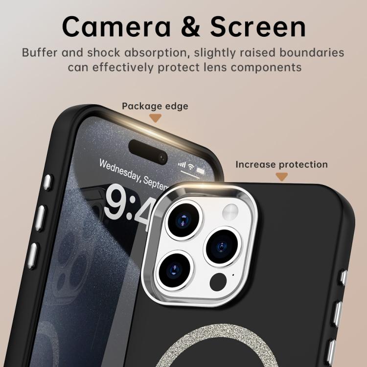 Glitter Series Magsafe PC Hybrid TPU Phone Case, For iPhone 15 Pro, For iPhone 15 Plus, For iPhone 15, For iPhone 14 Plus, For iPhone 14, For iPhone 14 Pro Apple Accessories enggli5486 iPhone 15 Pro - APEXEL INDIA - Mobile Lens - Mobile Camera Lens - Cellphone Accessories - Phone Lens - Smartphone Lens