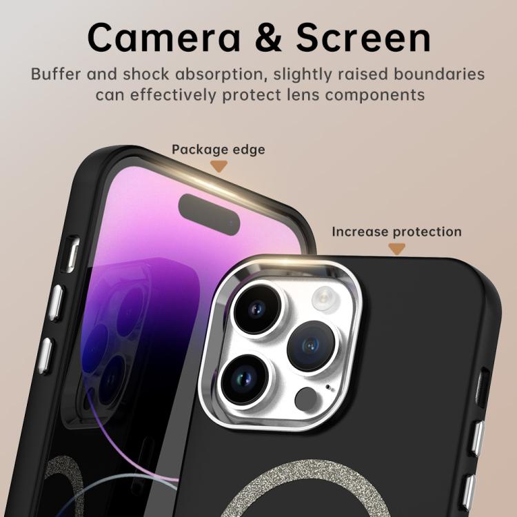 Glitter Series Magsafe PC Hybrid TPU Phone Case, For iPhone 14 Pro Max, For iPhone 13 Pro Max, For iPhone 13 Pro, For iPhone 13, For iPhone 12, For iPhone 12 Pro Max Apple Accessories enggli5487 iPhone 14 Pro Max - APEXEL INDIA - Mobile Lens - Mobile Camera Lens - Cellphone Accessories - Phone Lens - Smartphone Lens