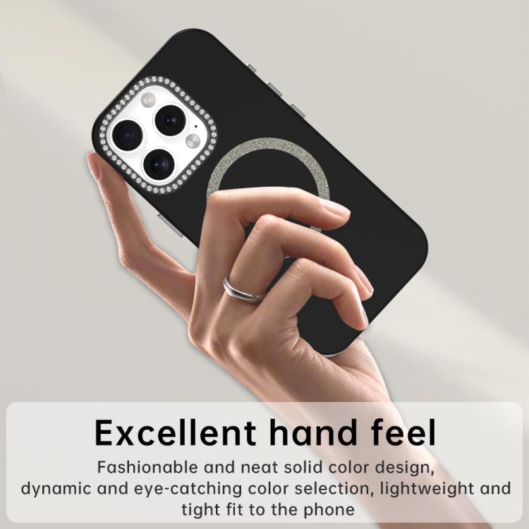 Glitter Rhinestones Series Magsafe PC Hybrid TPU Phone Case, For iPhone 16 Pro Max, For iPhone 16 Pro, For iPhone 16 Plus, For iPhone 16, For iPhone 15 Pro Max, For iPhone 15 Pro Apple Accessories enggli5555 iPhone 16 Pro Max - APEXEL INDIA - Mobile Lens - Mobile Camera Lens - Cellphone Accessories - Phone Lens - Smartphone Lens