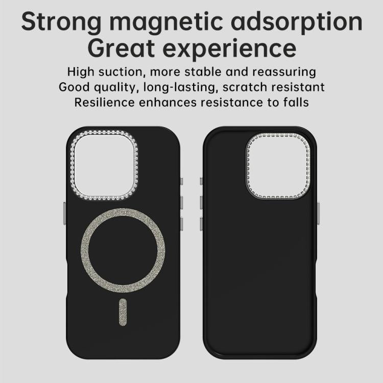 Glitter Rhinestones Series Magsafe PC Hybrid TPU Phone Case, For iPhone 16 Pro Max, For iPhone 16 Pro, For iPhone 16 Plus, For iPhone 16, For iPhone 15 Pro Max, For iPhone 15 Pro Apple Accessories enggli5555 iPhone 16 Pro Max - APEXEL INDIA - Mobile Lens - Mobile Camera Lens - Cellphone Accessories - Phone Lens - Smartphone Lens