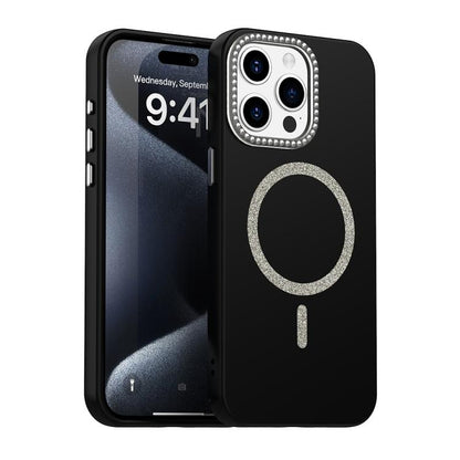 Glitter Rhinestones Series Magsafe PC Hybrid TPU Phone Case, For iPhone 16 Pro Max, For iPhone 16 Pro, For iPhone 16 Plus, For iPhone 16, For iPhone 15 Pro Max, For iPhone 15 Pro Apple Accessories enggli5555 iPhone 16 Pro Max - APEXEL INDIA - Mobile Lens - Mobile Camera Lens - Cellphone Accessories - Phone Lens - Smartphone Lens