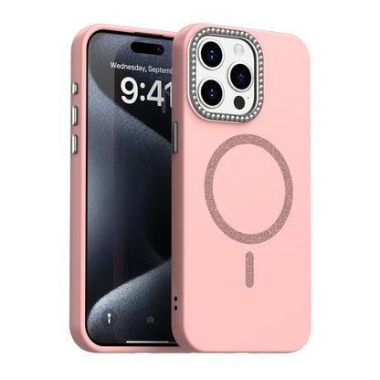 Glitter Rhinestones Series Magsafe PC Hybrid TPU Phone Case, For iPhone 16 Pro Max, For iPhone 16 Pro, For iPhone 16 Plus, For iPhone 16, For iPhone 15 Pro Max, For iPhone 15 Pro Apple Accessories enggli5555 iPhone 16 Pro Max - APEXEL INDIA - Mobile Lens - Mobile Camera Lens - Cellphone Accessories - Phone Lens - Smartphone Lens