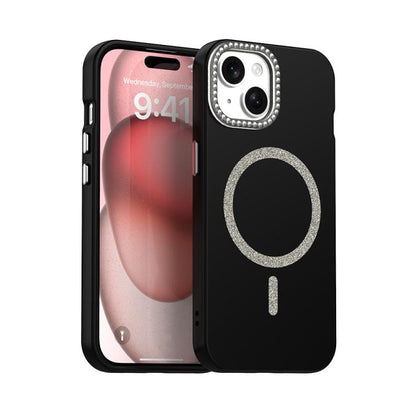Glitter Rhinestones Series Magsafe PC Hybrid TPU Phone Case, For iPhone 15 Plus, For iPhone 15, For iPhone 14 Plus, For iPhone 14, For iPhone 14 Pro, For iPhone 14 Pro Max Apple Accessories enggli5556 iPhone 15 Plus - APEXEL INDIA - Mobile Lens - Mobile Camera Lens - Cellphone Accessories - Phone Lens - Smartphone Lens