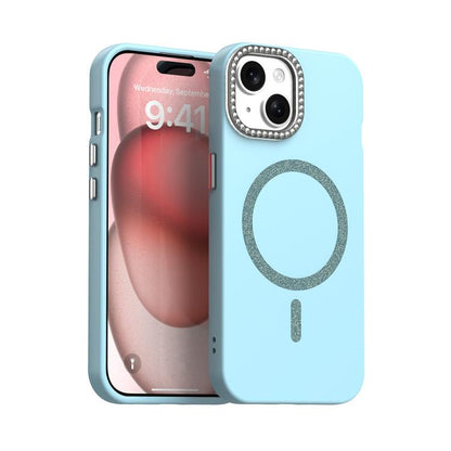 Glitter Rhinestones Series Magsafe PC Hybrid TPU Phone Case, For iPhone 15 Plus, For iPhone 15, For iPhone 14 Plus, For iPhone 14, For iPhone 14 Pro, For iPhone 14 Pro Max Apple Accessories enggli5556 iPhone 15 Plus - APEXEL INDIA - Mobile Lens - Mobile Camera Lens - Cellphone Accessories - Phone Lens - Smartphone Lens