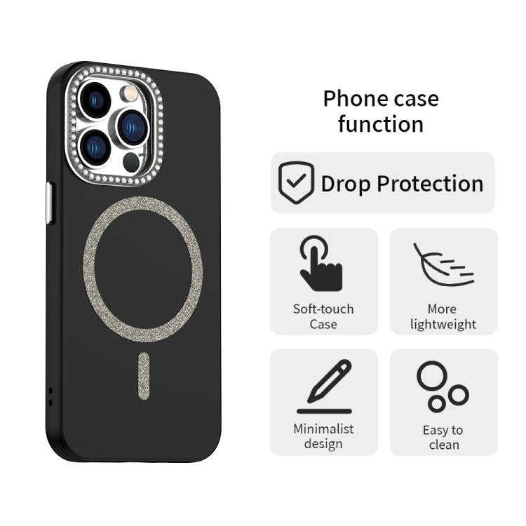 Glitter Rhinestones Series Magsafe PC Hybrid TPU Phone Case, For iPhone 13 Pro Max, For iPhone 13 Pro, For iPhone 13, For iPhone 12, For iPhone 12 Pro Max, For iPhone 12 Pro Apple Accessories enggli5557 More iPhone Cases - APEXEL INDIA - Mobile Lens - Mobile Camera Lens - Cellphone Accessories - Phone Lens - Smartphone Lens