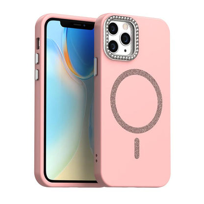 Glitter Rhinestones Series Magsafe PC Hybrid TPU Phone Case, For iPhone 13 Pro Max, For iPhone 13 Pro, For iPhone 13, For iPhone 12, For iPhone 12 Pro Max, For iPhone 12 Pro Apple Accessories enggli5557 More iPhone Cases - APEXEL INDIA - Mobile Lens - Mobile Camera Lens - Cellphone Accessories - Phone Lens - Smartphone Lens