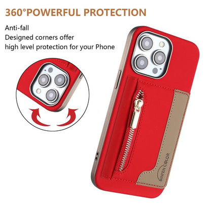 Zipper Horizontal Magnetic Card Bag RFID MagSafe Phone Case, For iPhone 15 Pro Max, For iPhone 15 Pro, For iPhone 15 Plus, For iPhone 15 Apple Accessories engzip5564 iPhone 15 Pro Max - APEXEL INDIA - Mobile Lens - Mobile Camera Lens - Cellphone Accessories - Phone Lens - Smartphone Lens