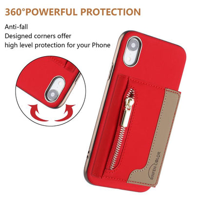 Zipper Horizontal Magnetic Card Bag RFID MagSafe Phone Case, For iPhone XR, For iPhone 8 Plus / 7 Plus, For iPhone 8 / 7 / 6 Apple Accessories engzip5567 More iPhone Cases - APEXEL INDIA - Mobile Lens - Mobile Camera Lens - Cellphone Accessories - Phone Lens - Smartphone Lens