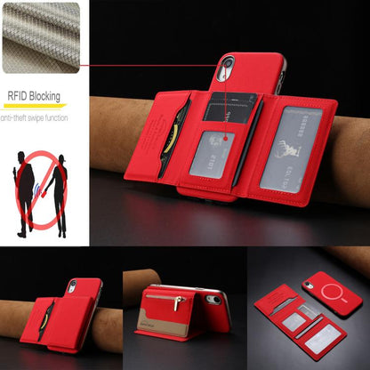 Zipper Horizontal Magnetic Card Bag RFID MagSafe Phone Case, For iPhone XR, For iPhone 8 Plus / 7 Plus, For iPhone 8 / 7 / 6 Apple Accessories engzip5567 More iPhone Cases - APEXEL INDIA - Mobile Lens - Mobile Camera Lens - Cellphone Accessories - Phone Lens - Smartphone Lens
