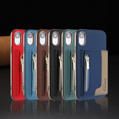 Zipper Horizontal Magnetic Card Bag RFID MagSafe Phone Case, For iPhone XR, For iPhone 8 Plus / 7 Plus, For iPhone 8 / 7 / 6 Apple Accessories engzip5567 More iPhone Cases - APEXEL INDIA - Mobile Lens - Mobile Camera Lens - Cellphone Accessories - Phone Lens - Smartphone Lens