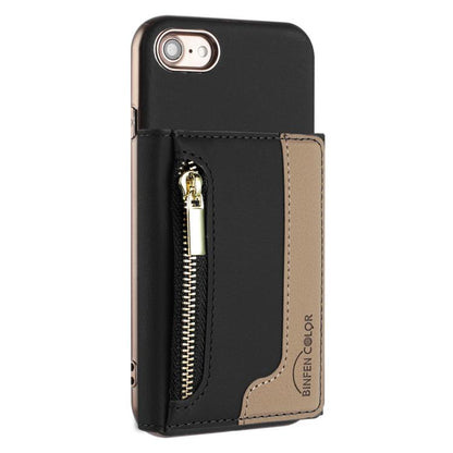 Zipper Horizontal Magnetic Card Bag RFID MagSafe Phone Case, For iPhone XR, For iPhone 8 Plus / 7 Plus, For iPhone 8 / 7 / 6 Apple Accessories engzip5567 More iPhone Cases - APEXEL INDIA - Mobile Lens - Mobile Camera Lens - Cellphone Accessories - Phone Lens - Smartphone Lens