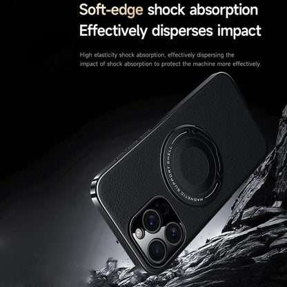 Plain Leather Hydric Metal Holder MagSafe Phone Case, For iPhone 15 Pro, For iPhone 15, For iPhone 14, For iPhone 14 Pro Apple Accessories engpla5580 iPhone 15 Pro - APEXEL INDIA - Mobile Lens - Mobile Camera Lens - Cellphone Accessories - Phone Lens - Smartphone Lens