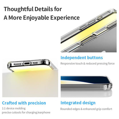 ROCK JingDun Series Clear Rotating MagSafe Holder PC Hybrid TPU Phone Case, For iPhone 16 Pro Max, For iPhone 16 Pro Apple Accessories engroc5591 iPhone 16 Pro Max - ROCK - Mobile Lens - Mobile Camera Lens - Cellphone Accessories - Phone Lens - Smartphone Lens