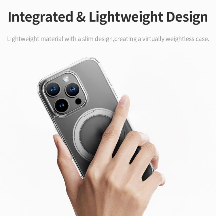 ROCK JingDun Series Clear Rotating MagSafe Holder PC Hybrid TPU Phone Case, For iPhone 16 Pro Max, For iPhone 16 Pro Apple Accessories engroc5591 iPhone 16 Pro Max - ROCK - Mobile Lens - Mobile Camera Lens - Cellphone Accessories - Phone Lens - Smartphone Lens