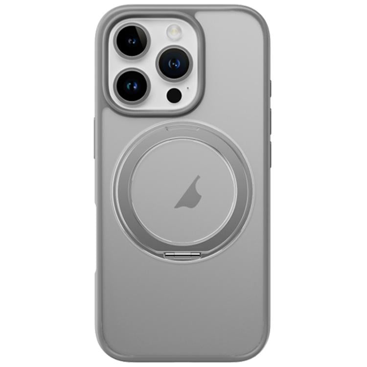 ROCK YouDun Series Skin Feel Rotating MagSafe Holder PC Hybrid TPU Phone Case, For iPhone 16 Pro Apple Accessories engroc5526 iPhone 16 Pro - ROCK - Mobile Lens - Mobile Camera Lens - Cellphone Accessories - Phone Lens - Smartphone Lens