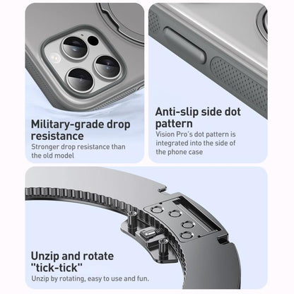 Solid Color 360 Degree Rotating Holder MagSafe Magnetic Phone Case, For iPhone 16 Pro Max, For iPhone 16 Pro, For iPhone 15 Pro Max Apple Accessories engsol5595 iPhone 16 Pro Max - APEXEL INDIA - Mobile Lens - Mobile Camera Lens - Cellphone Accessories - Phone Lens - Smartphone Lens