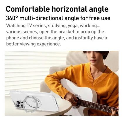 Solid Color 360 Degree Rotating Holder MagSafe Magnetic Phone Case, For iPhone 16 Pro Max, For iPhone 16 Pro, For iPhone 15 Pro Max Apple Accessories engsol5595 iPhone 16 Pro Max - APEXEL INDIA - Mobile Lens - Mobile Camera Lens - Cellphone Accessories - Phone Lens - Smartphone Lens