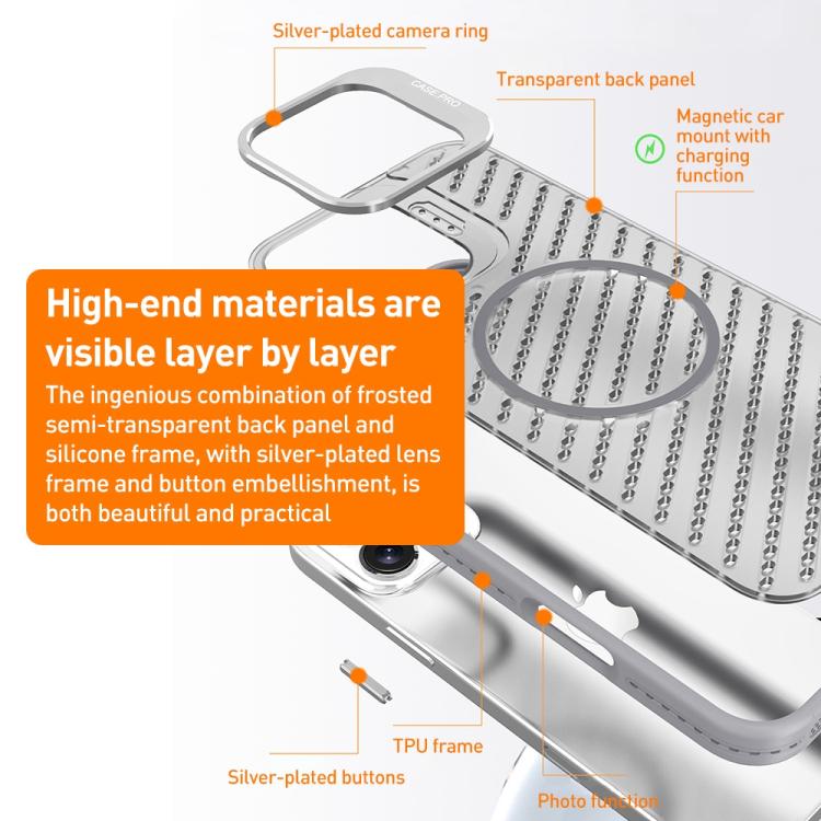 O-Shape Hollow Cooling Lens Holder MagSafe Phone Case, For iPhone 14 Pro Max, For iPhone 13 Pro Max, For iPhone 13 Pro, For iPhone 13 Apple Accessories engo-s5539 iPhone 14 Pro Max - APEXEL INDIA - Mobile Lens - Mobile Camera Lens - Cellphone Accessories - Phone Lens - Smartphone Lens