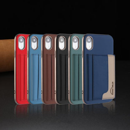 Colour Matching Horizontal Magnetic Card Bag RFID MagSafe Phone Case, For iPhone XR, For iPhone 8 Plus / 7 Plus, For iPhone 8 / 7 / 6 Apple Accessories engcol5599 More iPhone Cases - APEXEL INDIA - Mobile Lens - Mobile Camera Lens - Cellphone Accessories - Phone Lens - Smartphone Lens