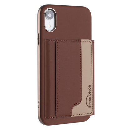 Colour Matching Horizontal Magnetic Card Bag RFID MagSafe Phone Case, For iPhone XR, For iPhone 8 Plus / 7 Plus, For iPhone 8 / 7 / 6 Apple Accessories engcol5599 More iPhone Cases - APEXEL INDIA - Mobile Lens - Mobile Camera Lens - Cellphone Accessories - Phone Lens - Smartphone Lens